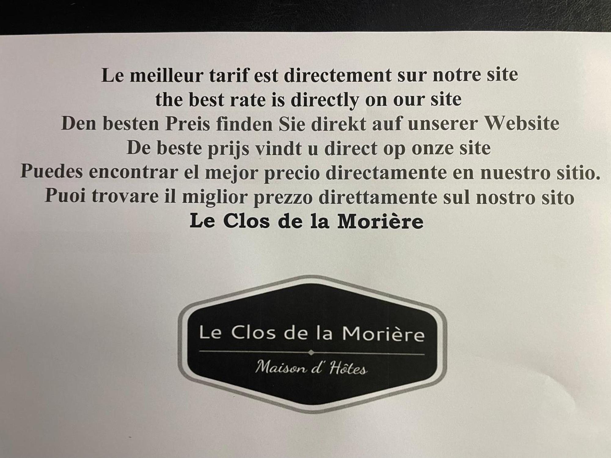 Maison d'hôtes Le Clos De La Morière -  D'hôtes *
